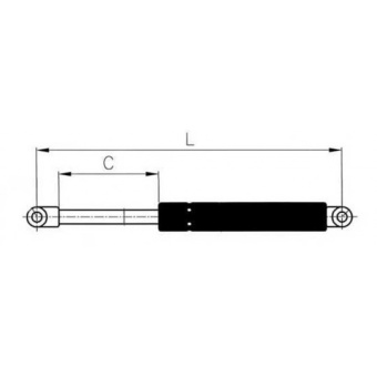 Uflex Gas Spring 257 mm Output 5 kg