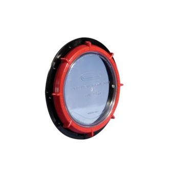 Whale LD4002 - TCL4 7" Screw Top Plastic Watertight Access Hatch - Clear Lid