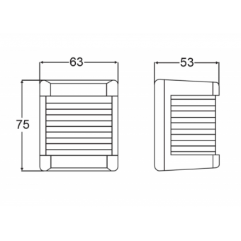 Hella Marine 3562 Series Navigation Lights Black - Masthead