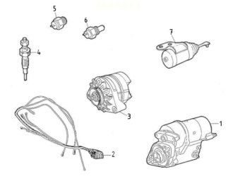 Nanni Diesel 674485 - WIRING for N2.14/N3.21/N3.21