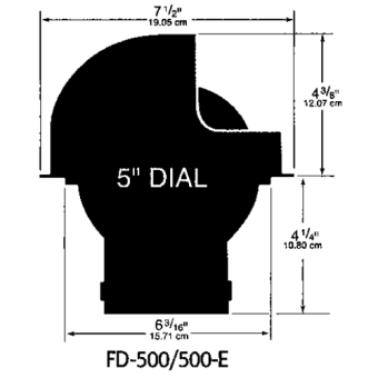 Ritchie Compass 'Globemaster FD-500-EX', 12/24/32v, Flush Mount, Ø127mm/2 Of 5°, Brass (Sail)