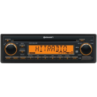 VDO CD7416U-OR - 12V Radio-CD RDS USB MP3 WMA Orange Backlight