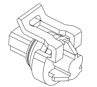 John Deere 57M8624 - Medium Gray Electrical Connect Locking Device