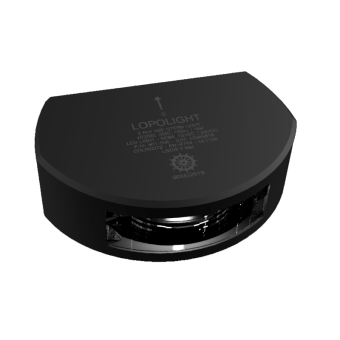 Lopolight 301-006-B-SUB - Navigation Light 2NM 135° White, Stern, Black Anodized
