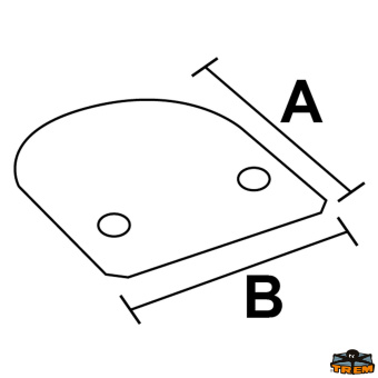 Trem M3532015 - Flush-Mount Plate For Gas Springs