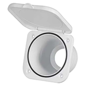 Nuova Rade 196395 - Case For Water Tap, W/Lid, Square 95x95mm, Cream