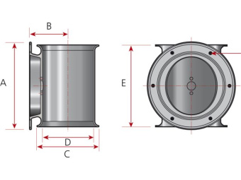 Lewmar 589510 - 250TT Stern Thruster Tunnel