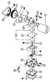Jabsco 43990-0059 - Hardware Kit for 36950 and 36970 Pumps