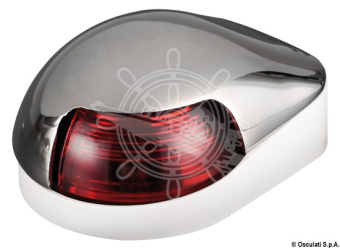 Osculati 11.507.06 - Deck Light AISI 316 112.5° Red