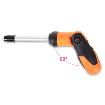 Beta 008550010 - Reversible Ratchet Bit Holder With Articulated Handle
