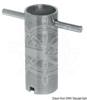 Osculati 17.421.01 - Tool For Seacock Mounting Galvanized Steel 1/2"
