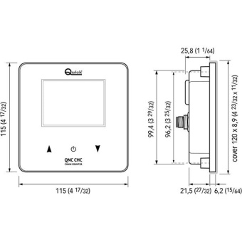 Quick FNQNCCHCF000B00 - QNC CHC FLUSH MOUNT CHAIN COUNTER B00