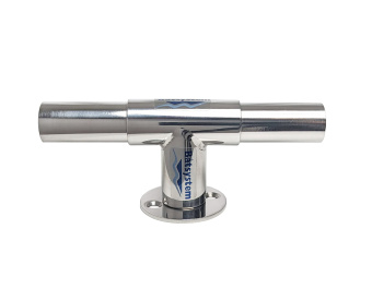 Båtsystem 9816 - T-Piece, Stainless Steel, For Carbon Fibre Modular System