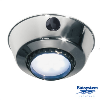 Båtsystem 9410mss - Comet SMD LED, Matte Silver, Switch, Surface Mounted