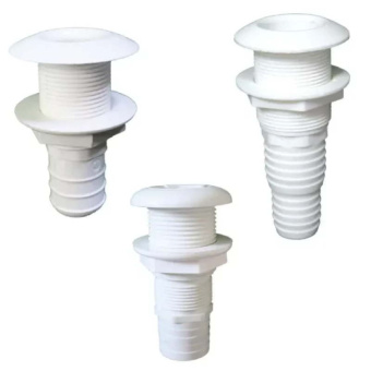 Nuova Rade 16710 - Thru-Hull EasyMount 1 1/2'', F/Hose Ø38mm -1 1/4'' White