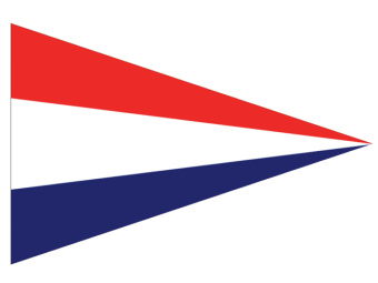 Triangular Marine Flag Pennant of the Kingdom of the Netherlands
