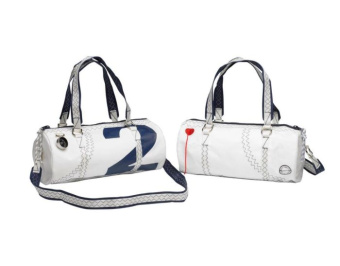 Trend Marine Sea Lady Sailcloth Round Handbags 5L 360×170×170 mm