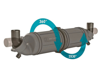 Vetus NLPH50 - Waterlock Muffler NLPH50 Horizontal 50mm<