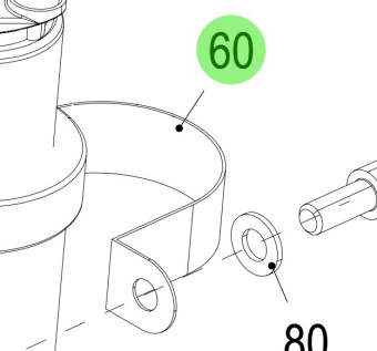 Steyr 9001071-0 - Pipe Clamp RS2.53/20-W5