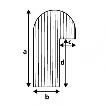 Teak Table Edge Moulding