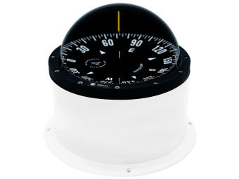 Autonautic CHE-0074 - Deck Mount Compass 140mm. White. Cover  