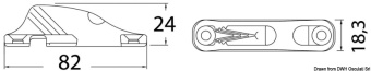 Osculati 56.704.00 - CLAMCLEATS CL 704