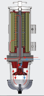 Vetus 83100VTE - Water Separator/Coarse Filter