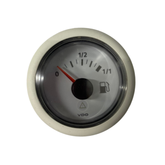 VDO Fuel Gauge Tubular Type 0 - 1/1, 110/50 - 2 Ohms, 12V, 52 mm