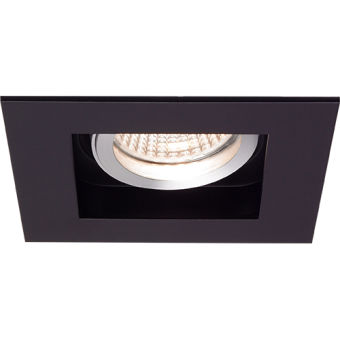 Prebit 33763113 - LED Recessed Light EBQ70-24 (Slave) Silver, 6.2 W, 3,000K, 635 lm, 38°, Swivelling, DC 21-30V