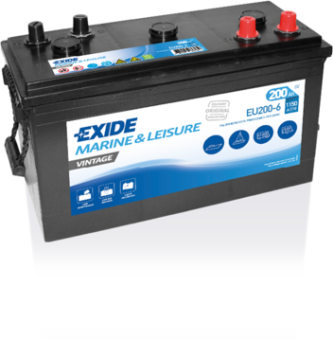 Exide EU200-6 Vintage 6V - 200AH Battery