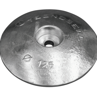 Tecnoseal 00104P - Zinc Disc Anode Single Ø125mm Heavy