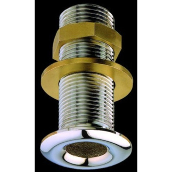 Plastimo 13555 - Chrome-plated Brass Threaded Thru Hull Fitting Length 60mm