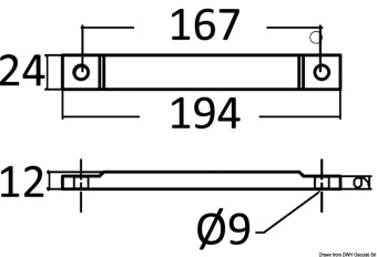 Osculati 43.424.20 - Zinc Rod Anode For Verado