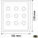 Trem L0680308 - Vertical Electrical Panel With Prewired Circuit Breaker With USB-USBC-Voltmeter 3 Buttons 5 Switches