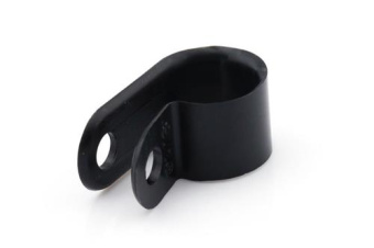 Ripca PVC Cable Clamps, Black