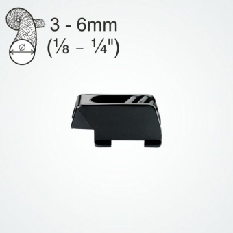 Clamcleat CL243L Nylon Cleat Insert with Fairlead for 3–6 mm Rope