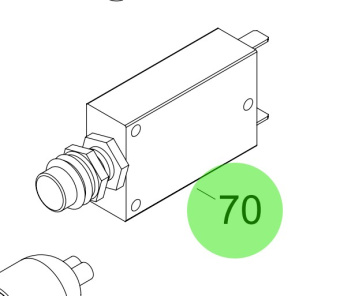 Steyr Z002180-0 - Thermo Protection Switch Assembly for Steyr SE and MO Engines