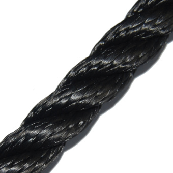 More Marine 063208ZW 3-Strands PPM 8mm Black
