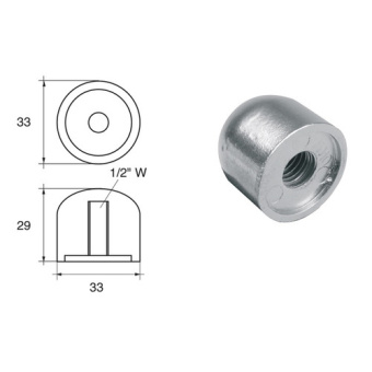 Bukh PRO L8145203 - Anode F/MERCURY EngineS