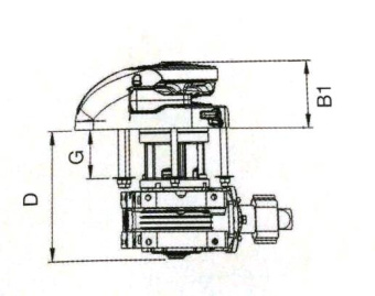 Vetus P104990 - RC12-HD, 12mm, Hydraulics, 100TDC ACW, with Drum