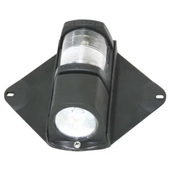 Lalizas 30499 - Classic 12 Masthead Light & Deck Light 225°, With Black Housing