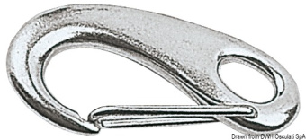 Osculati AISI 316 Stainless Steel Spring Snap Hooks