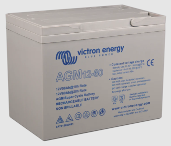 Victron Energy BAT412060081 - AGM Super Cycle Battery 12V/60Ah