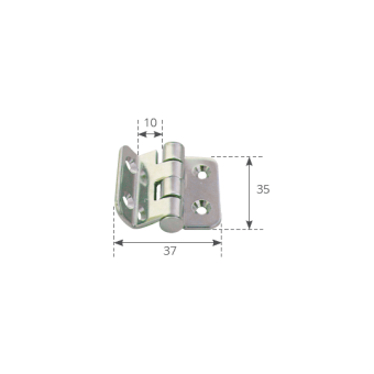 Offset Hinge 35x37 mm