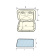 Nuova Rade 196517 - Krome Hatch, White, 370x375mm Nuova Rade 196517 - Krome Hatch, White, 370x375mm