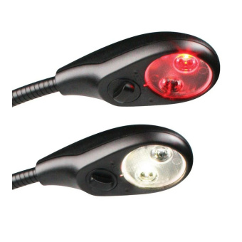 Hella Marine 2JA 343 720-622 - White / Red LED Flexi Chart Table Lamp, 9-31V DC, 16" / 400mm Shaft Length
