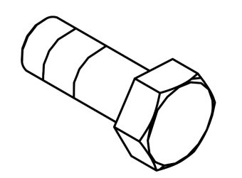 John Deere 19H2898 - Hexagonal Head Screw