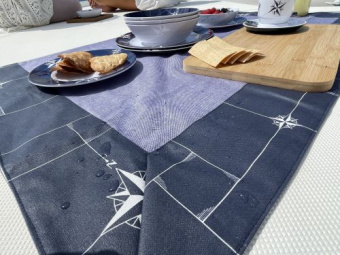 Marine Business Northwind Waterproof Tablecloth Blue Size S