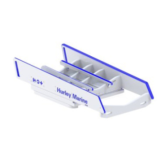 Hurley Marine H30+ Davit With Manual Winch - White