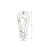 Belship 721705 - AISI Stainless Steel 316 Polished Carabiner With Eye 50mm (10 pcs)